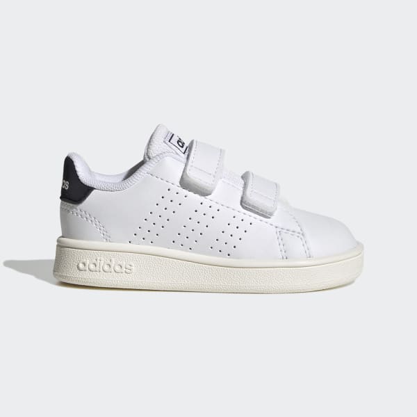 advantage lifestyle court two hook and loop shoes white gw6499 01 standard