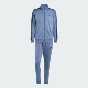 basic 3 stripes tricot track suit blue iy6652 01 laydown