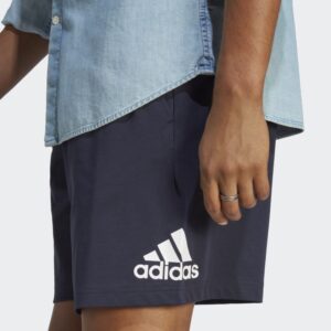 essentials logo shorts blue ic9376 42 detail