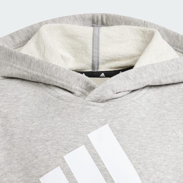 essentials two colored big logo cotton hoodie grey is2590 01 laydown (3)
