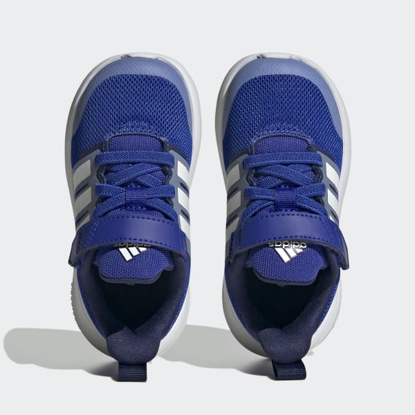 fortarun 2.0 cloudfoam elastic lace top strap shoes blue hp5455 02 standard hover