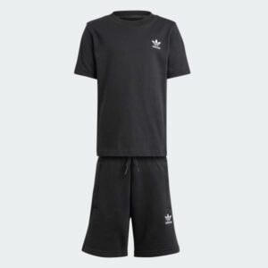 short tee set black