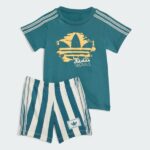 tee short set tecgrn/wonwhi